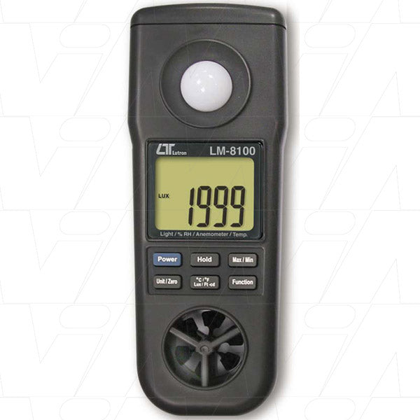 4 in 1 professional measuring instrument, Anemometer, Humidity Meter, Light Meter, Thermometer