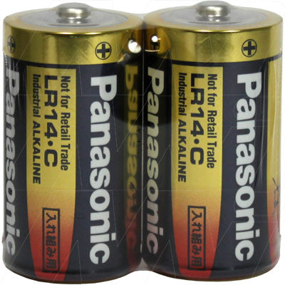 Panasonic LR14XW Industrial Grade C size Alkaline Battery