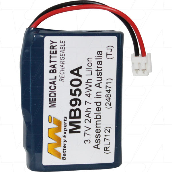 3.7V 2000mAh NiMH Baby Monitor battery