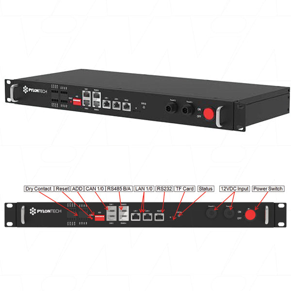 Master BMS Controller Hub For Parallel connection of multiple PowerCube High Voltage Battery Banks