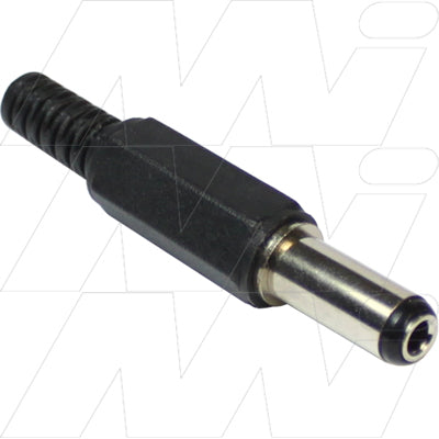 2.5mm ID DC Plug (12mm Barrel Long Shaft). Centre positive.