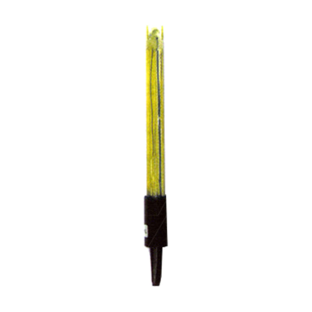 pH Electrode with Temperature Probe inside.