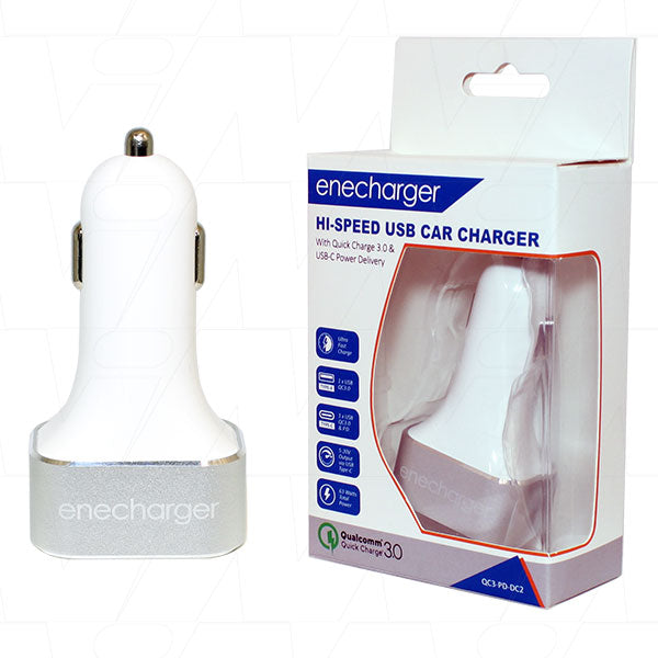 Enecharger Dual USB Output - QC3-PD-DC2