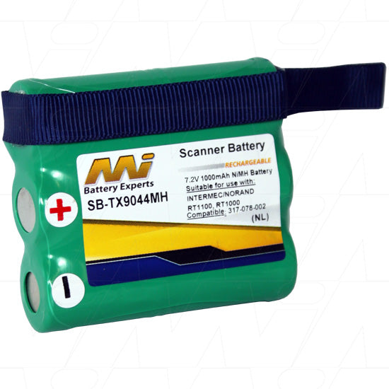 7.5V 1000mAh NiMH Scanner battery