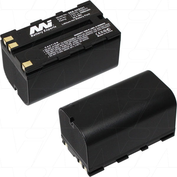 7.4V 4400mAh LiIon Survey Equipment battery suit. for Leica