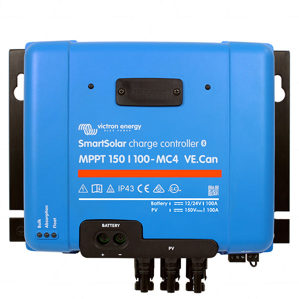 a smart solar charge controller on a white background