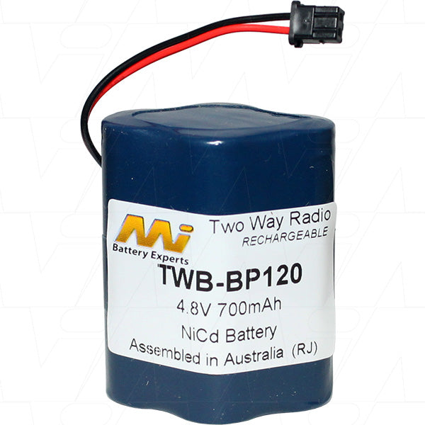 4.8V 700mAh NiCd Two Way Radio battery suit. for Uniden