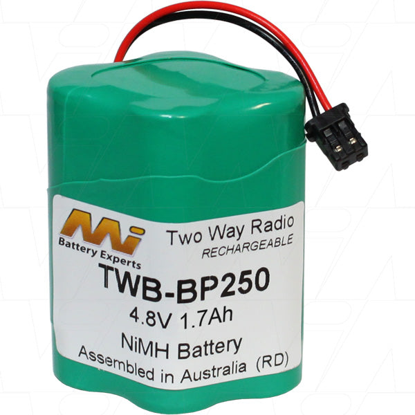 4.8V 1600mAh NiMH Two Way Radio battery suit. for Uniden