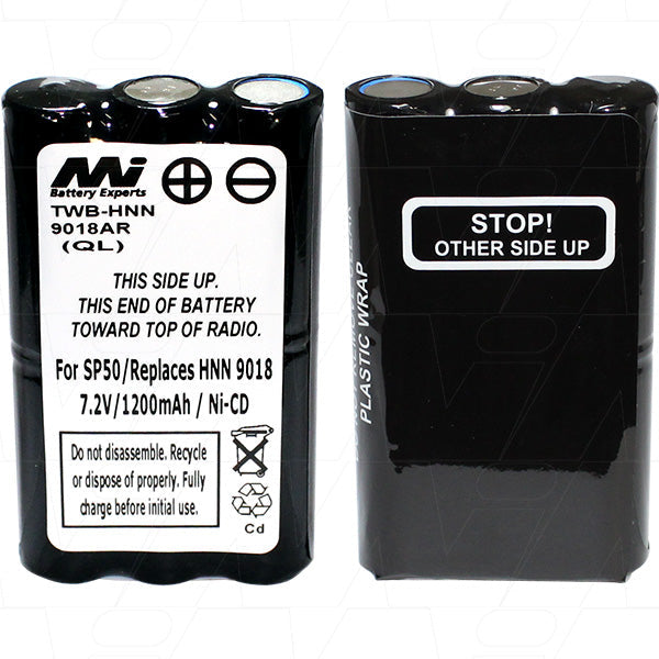 7.5V 1200mAh NiCd Two Way Radio battery suit. for Motorola *While Stocks Last