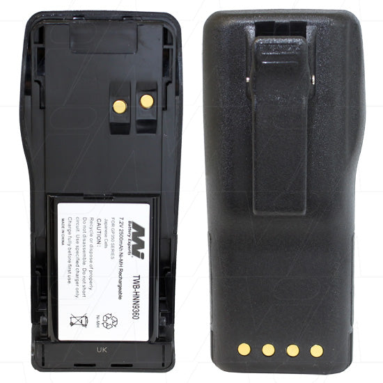 7.2V 2500mAh NiMH Two Way Radio battery