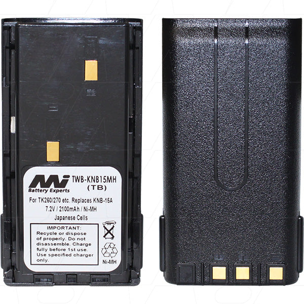 7.2V 2100mAh NiMH Two Way Radio battery suit. for Kenwood