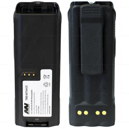 7.2V 2500mAh NiMH Impres Two Way Radio battery