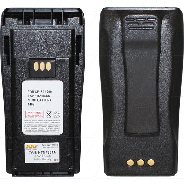 7.5V 1650mAh NiMH Two Way Radio battery suit. for Motorola