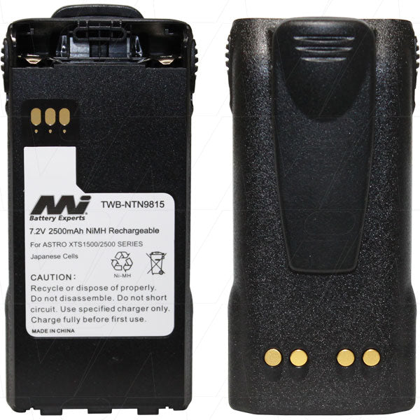 7.2V 2500mAh NiMH Two Way Radio battery