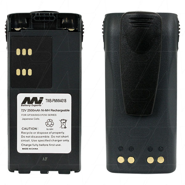 7.2V 2500mAh NiMH Two Way Radio battery suit. for Motorola GP308-GP88s