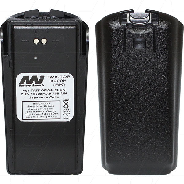 7.2V 2000mAh NiMH Two Way Radio battery suit. for Tait