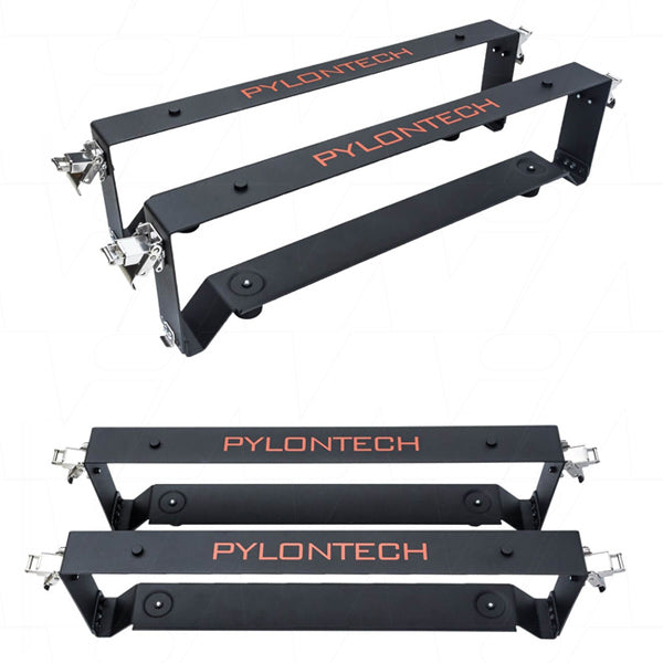 Bracket suitable for US2000 series 48V 50Ah 2400Wh 15S2P LiFePO4 Battery 19 Rack Mount Metal Enclosure + Cables