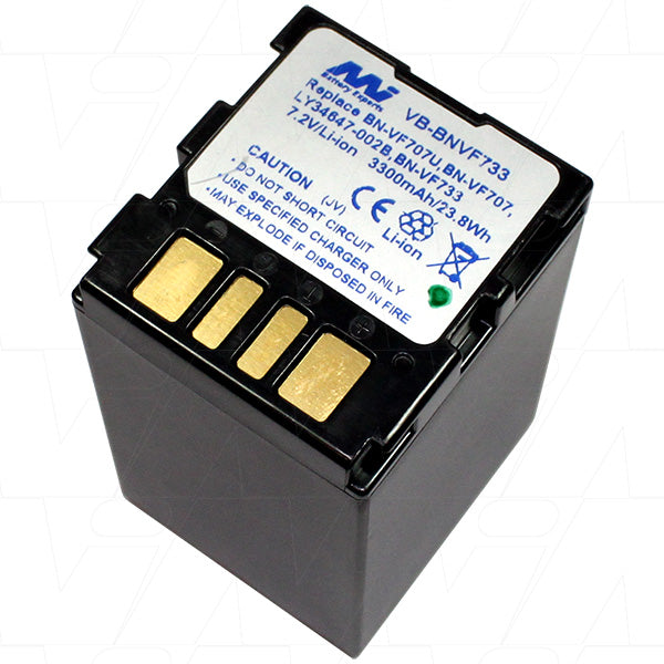 7.4V 3300mAh LiIon Video-Camcorder battery suit. for JVC