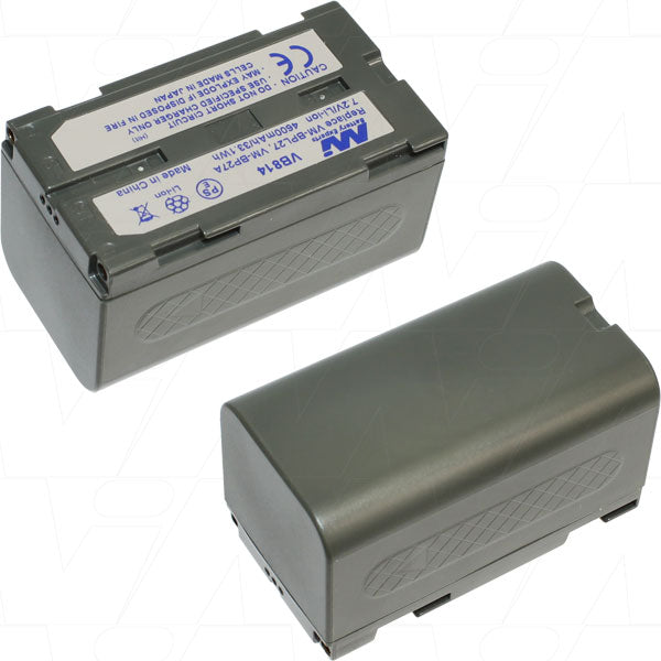 7.2V 4600mAh LiIon Video-Camcorder battery suit. for Panasonic