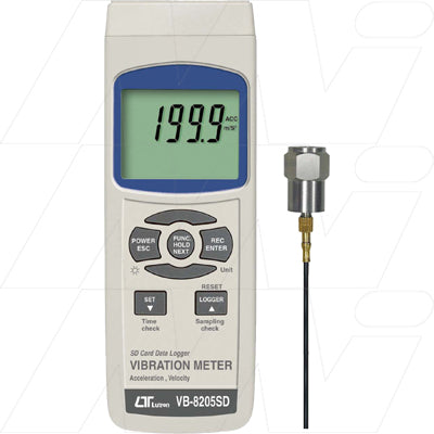 Vibration Meter Acceleration & Velocity Displacement + SD Card