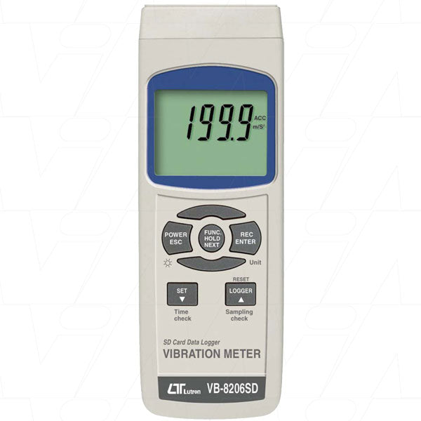 Vibration Meter Real Time Data Logger + SD Card