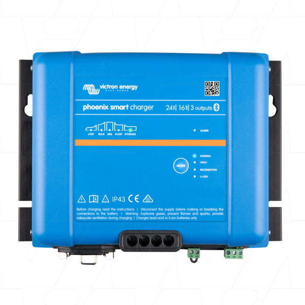 Phoenix Smart IP43 SLA/LiFePO4 Charger 24V VECIP43-24/16-3