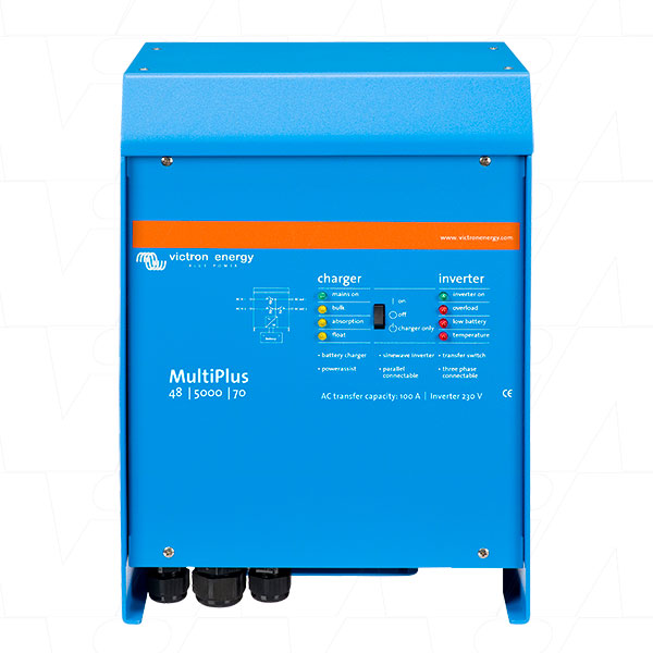 MultiPlus Inverter & SLA/LiFePO4 Charger 48V 5000VA 70A - 100A TRANSFER SWITCH
