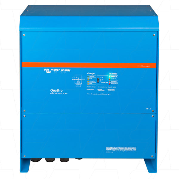 Quattro Inverter & SLA/LiFePO4 Charger 48V 15000VA 200A - 100A TRANSFER SWITCH