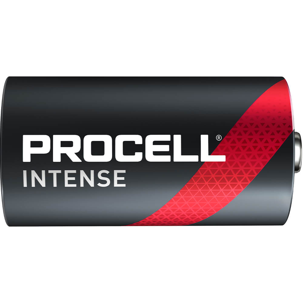 Procell INTENSE Power PX1300 D Size Battery 1.5V Alkaline Bulk Box of 12 - devices that need bursts of power